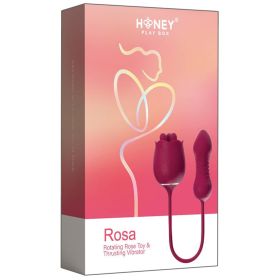 Honey Play Box Rosa -
Rotating Rose Toy & Thrusting VibratorÃŠ